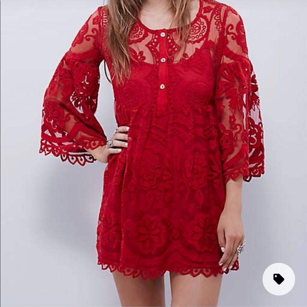 Free people el sol mini dress size xs